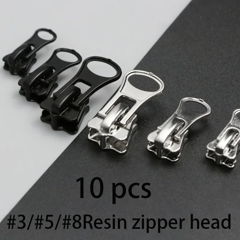Zipper Pullers 10pcs Assorted for Garment Bags