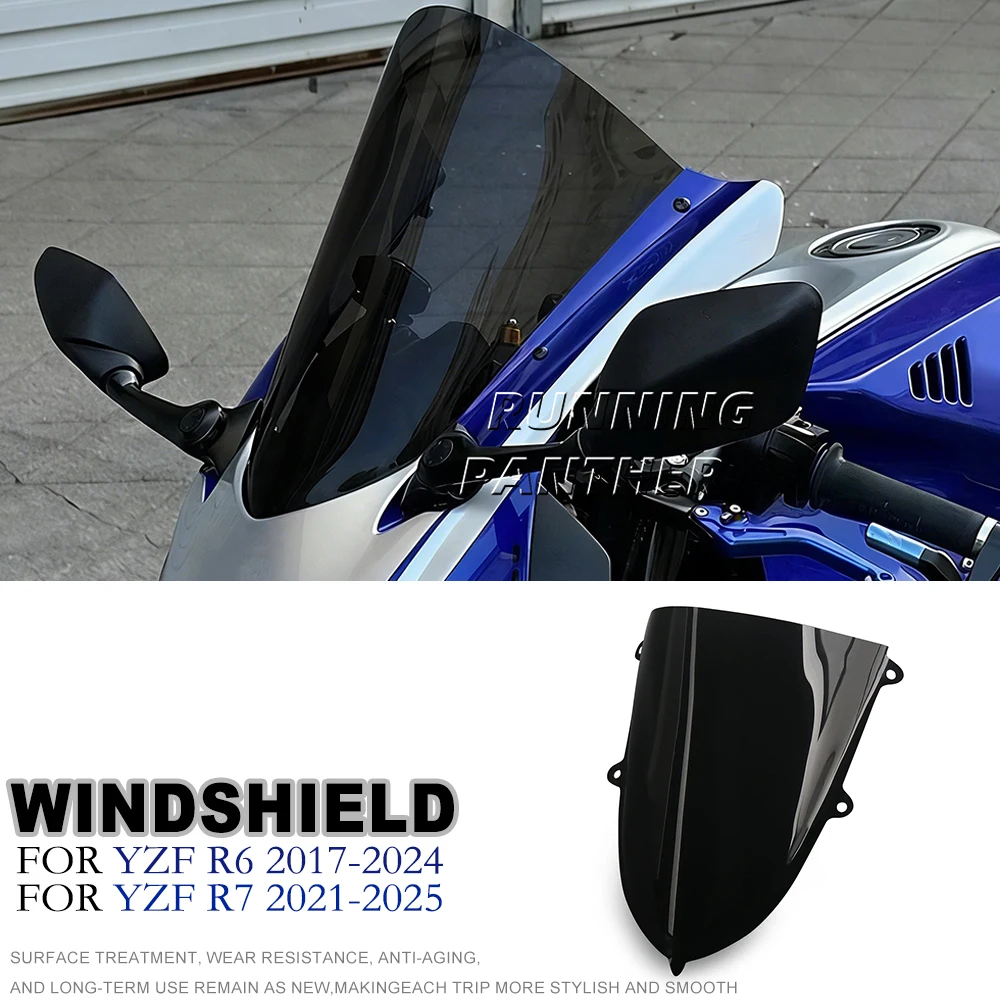 NEW Motorcycle Windscreen Windshield Wind Shield Screen Deflector ...
