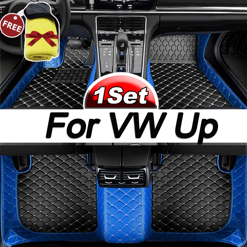 

Автомобильный напольный коврик для VW Volkswagen Up 2012 ~ 2019, водонепроницаемый автомобильный коврик, автомобильные коврики, аксессуары для автомобиля