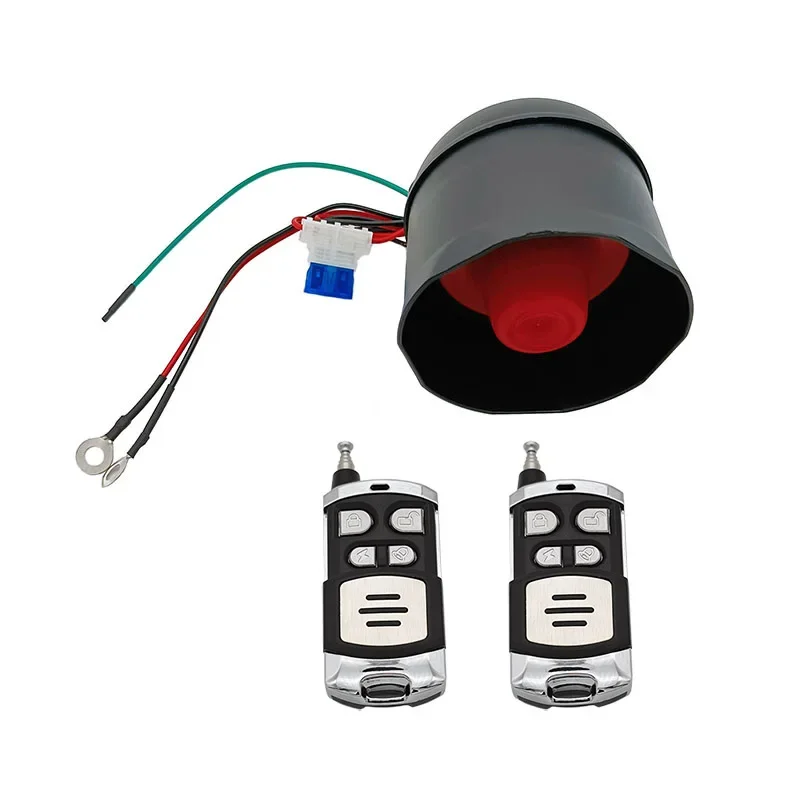 GeneralAutomotiveShockAlarmwithAntennaRemoteControlSlideCover