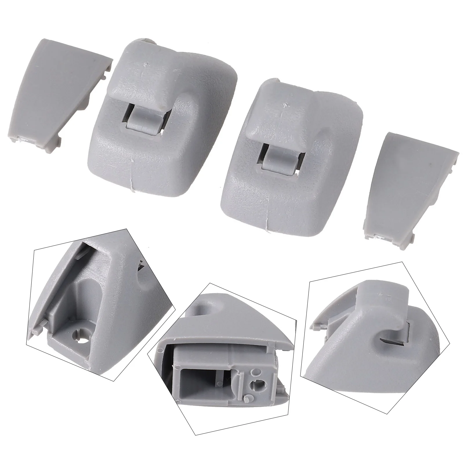 

2PCS ABS+PC 95994975 Gray Sun-Visor Support Clip Retainer For Cruze For Sonic 37mm X 24mm X 30mm Parts Accessories