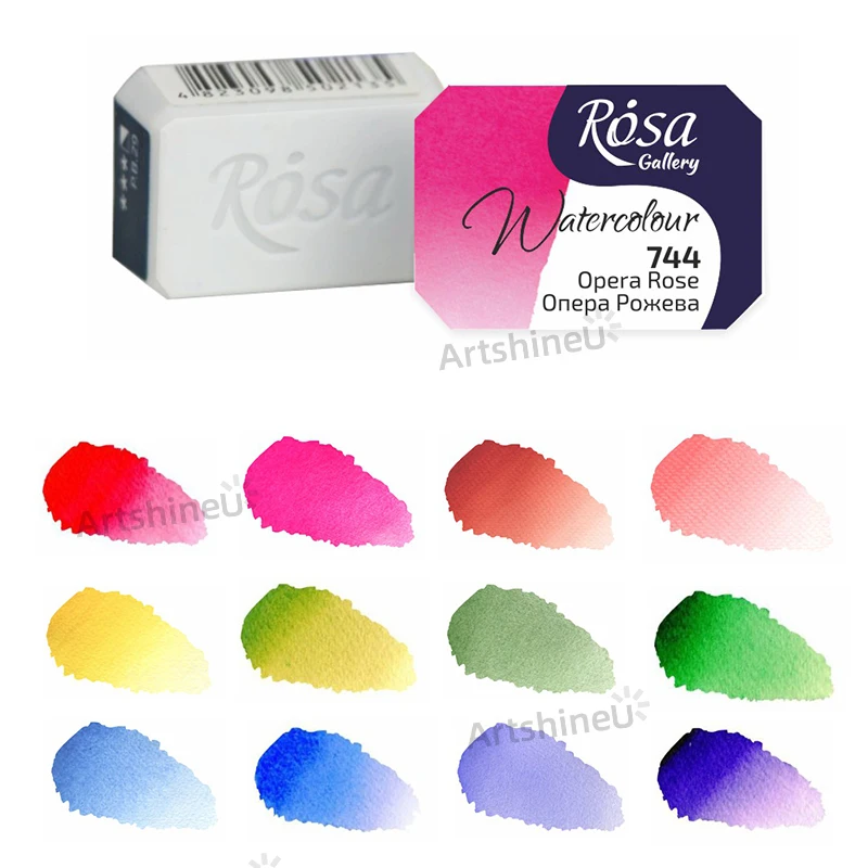 ProfessionalROSAGalleryWatercolorPaintFullPans25MLPortable