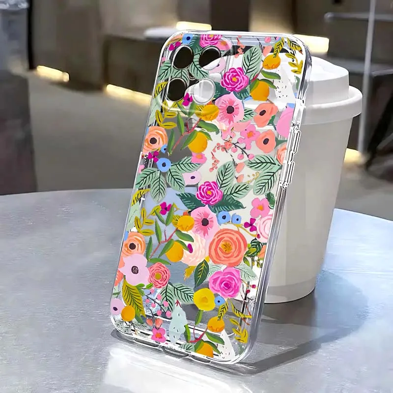 Elegant Floral Grass Phone Case Cover