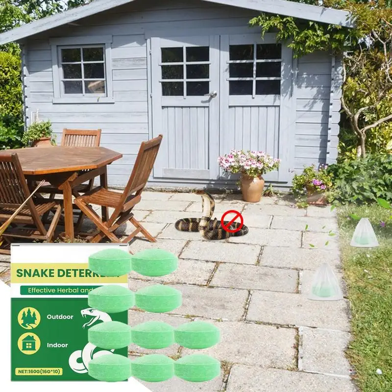 Outdoor Snake Repeller Camping Serpent Prevention Fast-Acting Long-Lasting Snake Repeller For Yard Lawn Garage Garden Camping
