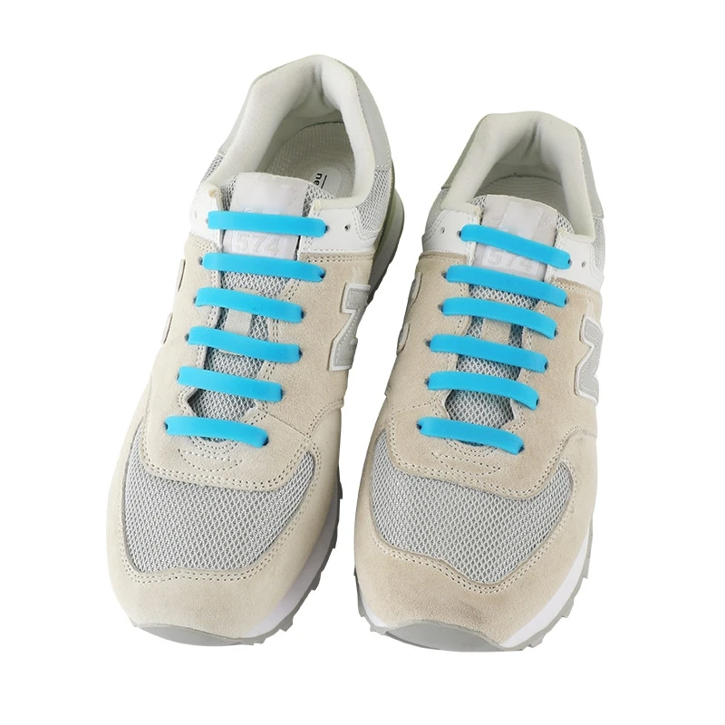 Elastic Silicone Shoelaces Athletic Running No Tie Shoelace Sneakers Fit Strap Shoes lace Men Women shoelace shoe laces shoelaces without ties elastic shoelaces elastic shoe laces