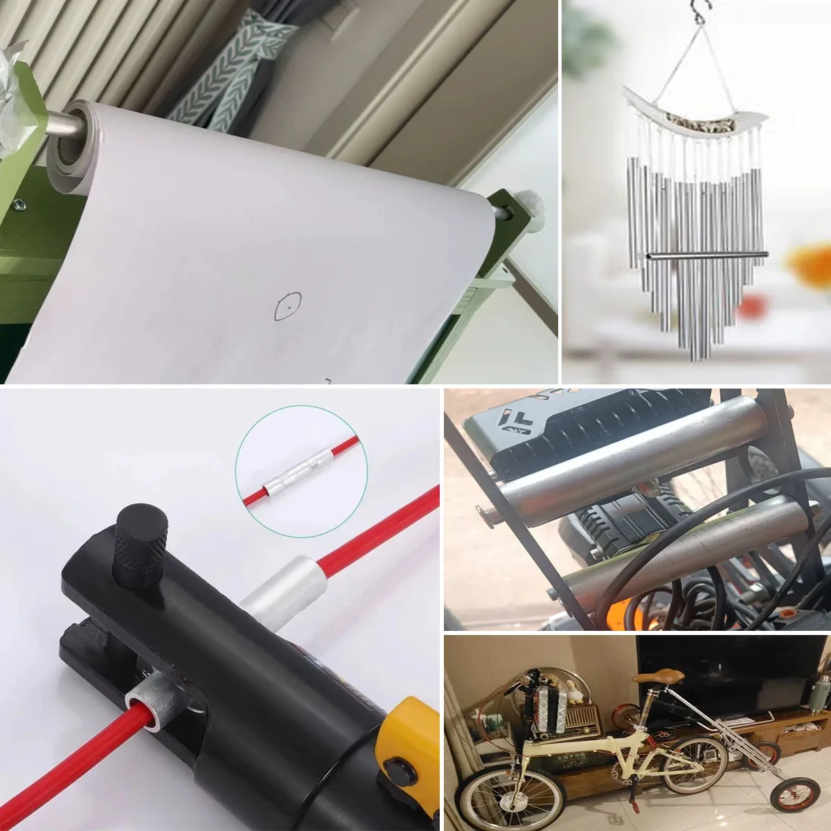 Premium Aluminum Alloy Tube - 6061 Grade, 1.5mm-2mm Thick, 5-20mm OD, 300mm-500mm Length