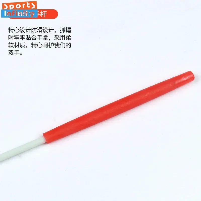 2M 4M 6 Meters Colorful Rhythmic Gymnastics Ribbon Stick Girl Art Gymnastics Ballet Streamer Twirling Rod Equipment