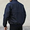 Sauce Zhan  Mens Jacket vintage golf Jacket Denim Jacket for Man Classical Gentleman Work Coats Indigo Regulat Fit 4