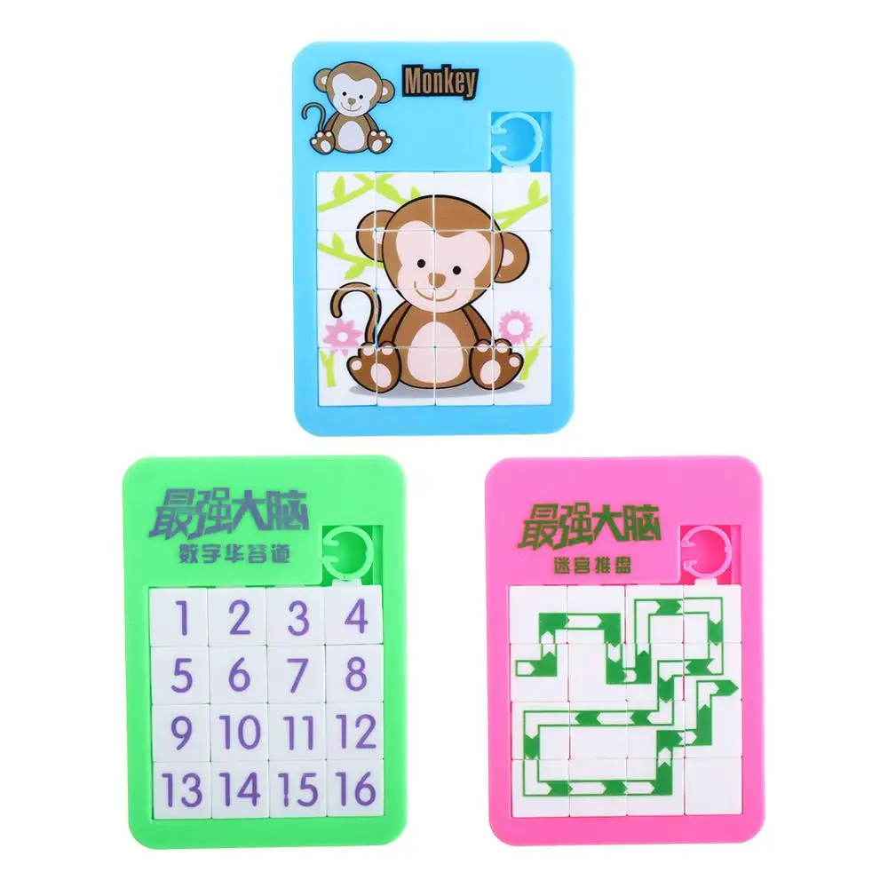 Children's Gift Slide Puzzles  Intelligence Puzzle Moving Sliding  Early Education Number Puzzle  Jigsaw Puzzle
