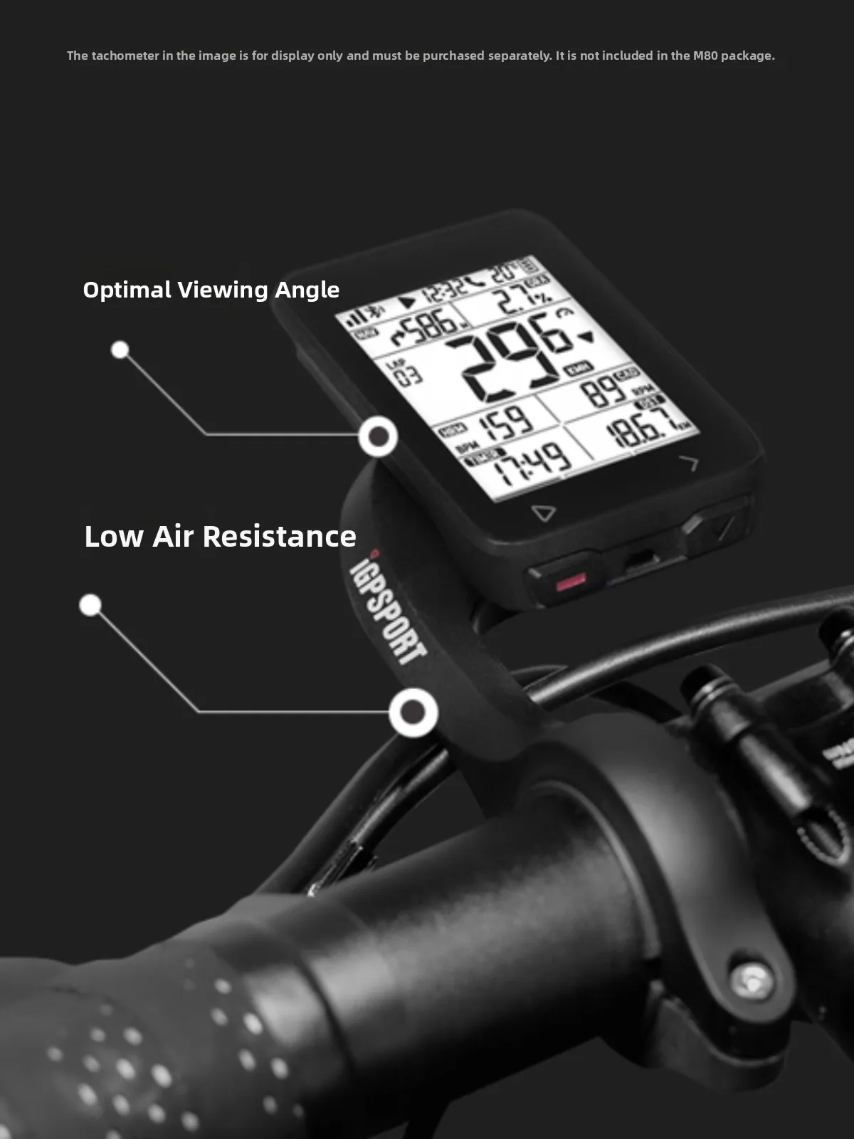 M80 Cycling Cuter Light And Mount Holder Sports Camera Braet Suitable for iGPSPORT Bld IGPS meter