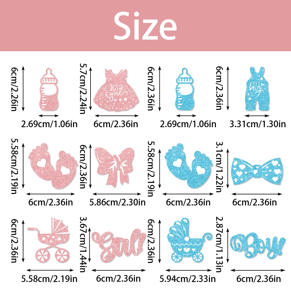 Glitter Boy or Girl Toppers 6