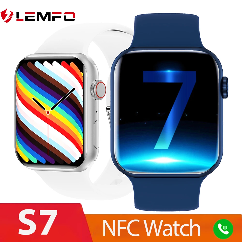Lemfo iwo 13 pro S7 ​смарт часы мужчины 2022 ​новый смарт большой экран набор в Bluetooth