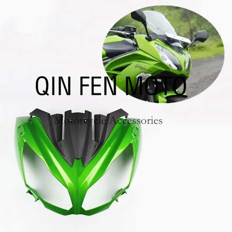 

Motorcycle Green Front Headlight Fairing Nose Kit Fit For Kawasaki Ninja 650 EX650 ER6F 2012-2016