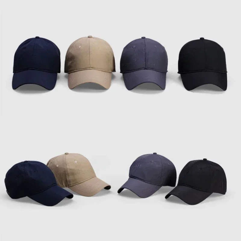 New Big Size 67cm Quick Dry Baseball Caps Breathable Dad Hat Plus Size Adjustable Soft Crown Running Caps Unisex Hats 64-67cm 5