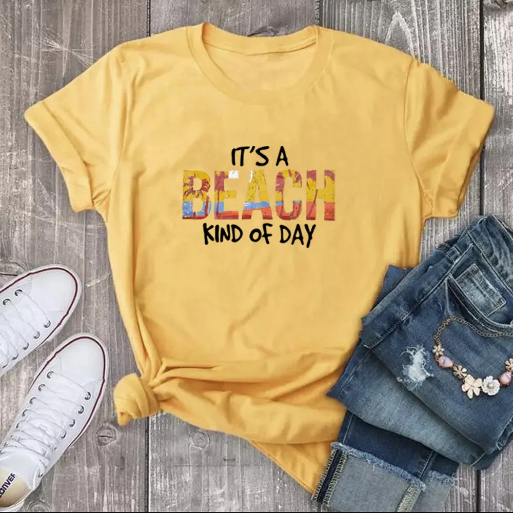 Женская футболка с коротким рукавом It's Beach Day