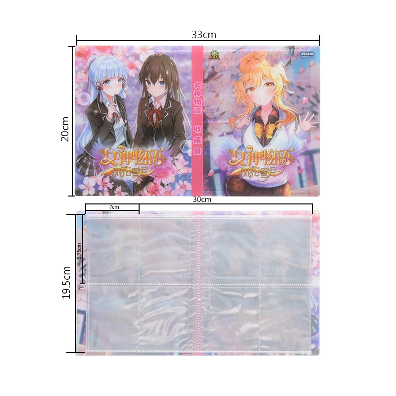 Holder Album Goddess Story No Cards Novelty Gift Cards Book Album Book Top loaded List Playing 80/160Pcs card album,card holders