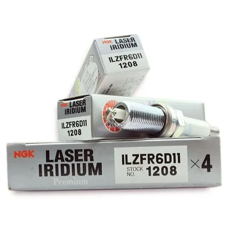 NGK Iridium Spark Plug ILZFR6D11 1208 for BMW E90 E60 E70 X5 F10 E81 E87 E91 E92 E61 F01 F02 E85 E70 325I 330I 523I 525I 530I