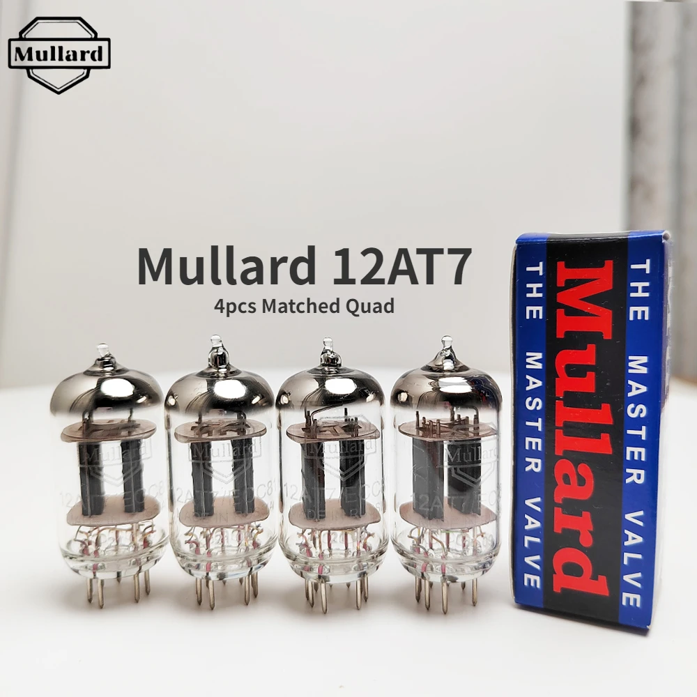 Mullard 12AT7 ECC81 Vacuum Tube Upgrade ECC81 B739 6201 6J8P 6SJ7 EF86 HIFI Audio Valve Electron Tube Amplifier Matched Quad 6