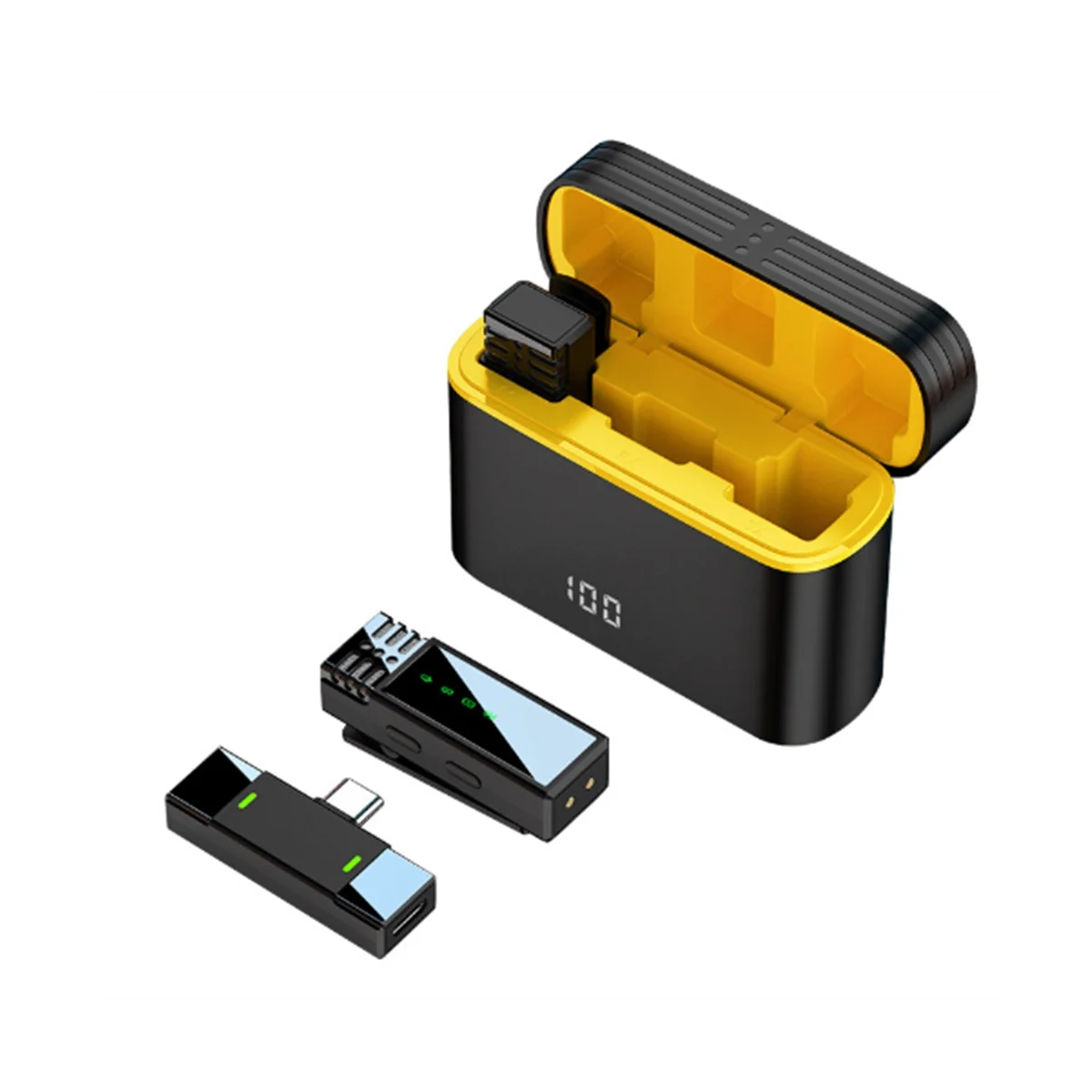 

Wireless Lavalier Microphone Microphone for IPhone IPad Android Mobile Live Recording Interview Microphone Type-C