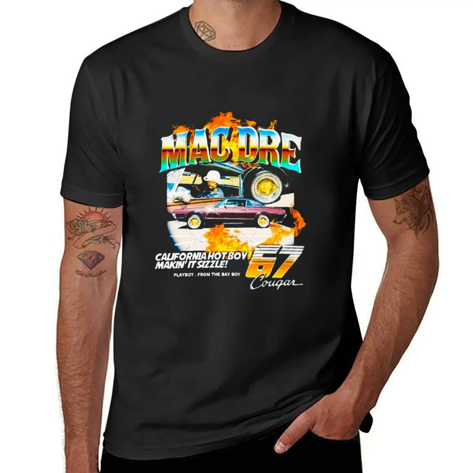 

Футболка MAC DRE, одежда для мужчин в эстетике funnys