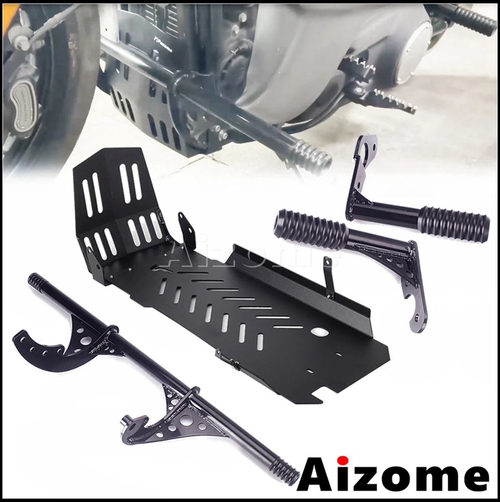 

Противоскользящая пластина для мотоцикла, защита двигателя для Harley Softail стандарт FXST Low Rider FXLR FXLRS FXLRST FXRST Street Bob 18-23