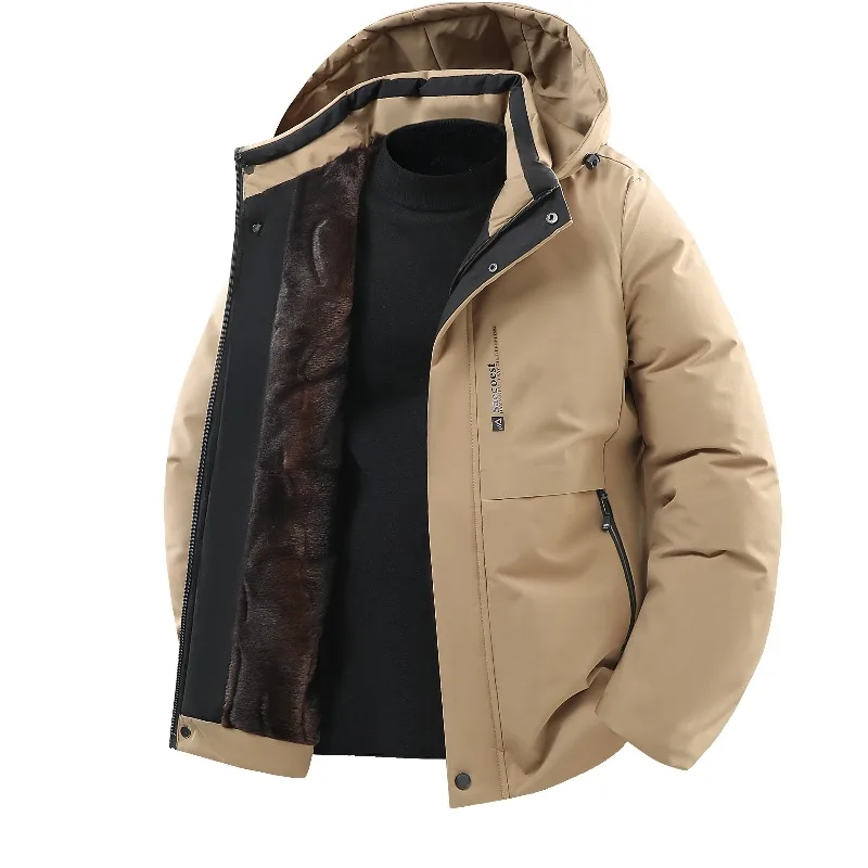 Cotton Windproof Warm Fishing Jacket for Winter Outdoor Leisure