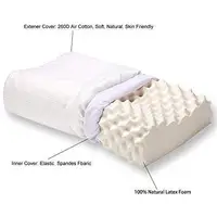 Thailand Natural Massage Latex Pillow Student Adult High and Low Pillow Massage Granule Pillow Protect Cervical 2