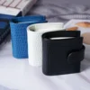 Moterm Regular A9 Size Rings Planner Croc Grain Cowhide 3-hole Mini Rings Notebook with 19MM Rings Organizer Journey Diary 6