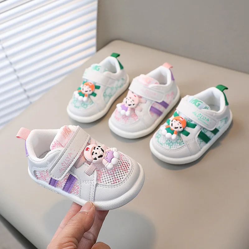 

Baby Canvas Shoes Soft Sole Toddler Casual Shoes Breathable Cotton Fabric Baby Kids Shoes Anti-collision First Walkers Shoes