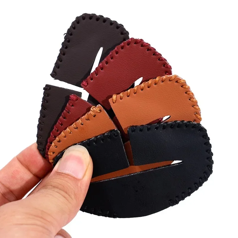 Car Seat Belt Buckle Cover Protector Anti-collision Case PU Leather Protection Wear Resistance Car Interior Accessories