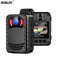 BOBLOV N9 Body camera IR Night Vision Body Mounted Camera DVR Video Recording Mini camera Bodycam Audio Camcorders Magnet Mount 3