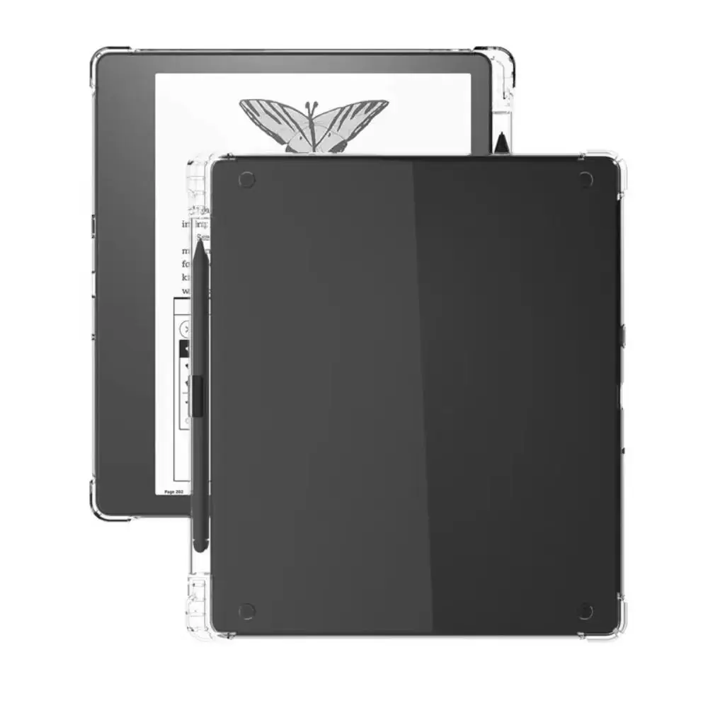 10.2 Inch E-Reader Case Airbag with Pen Slot Protective Shell Ultra-Thin Transparent Protective Case for Kindle Scribe 2024
