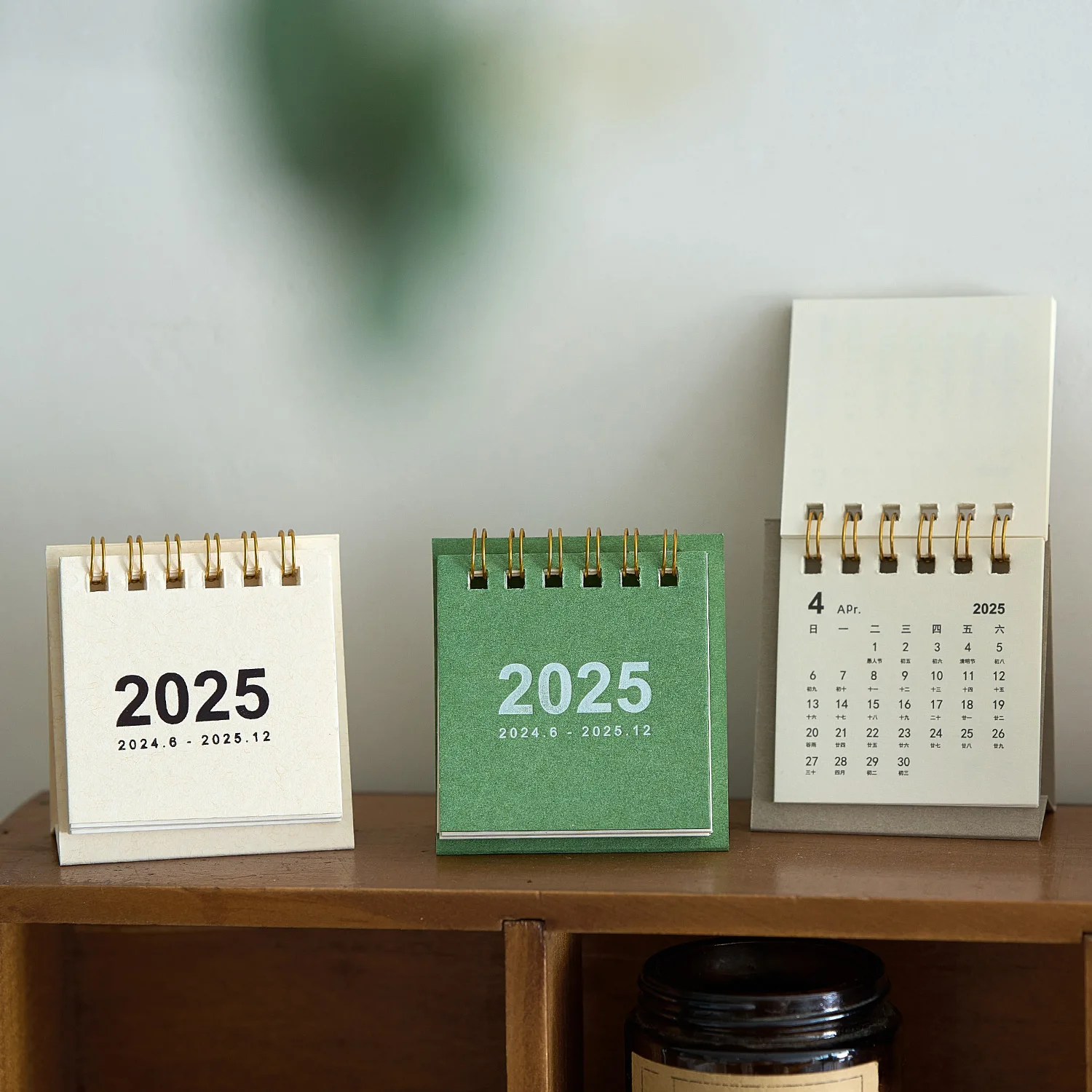 Desk Calendar Simple Mini Office School Supplies