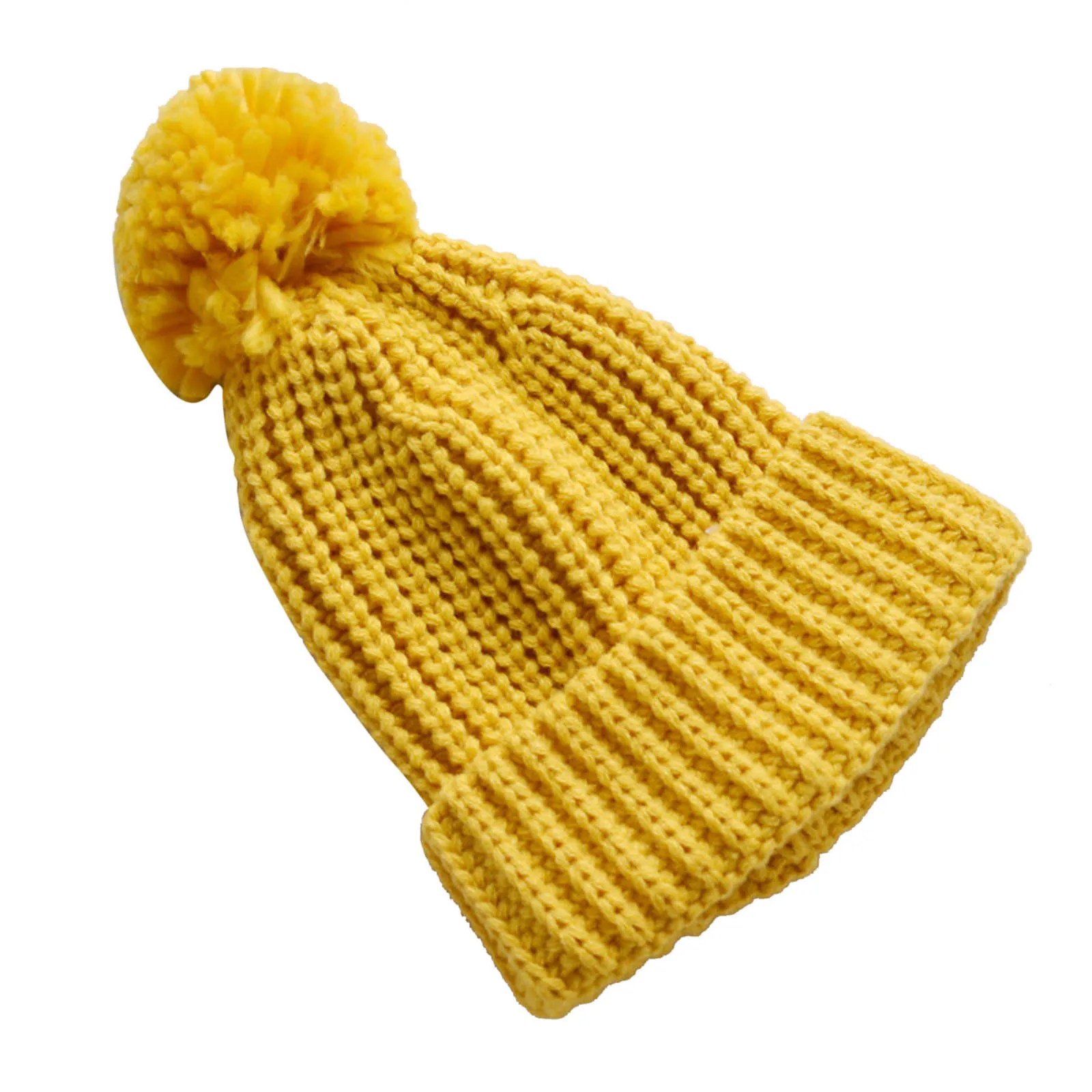 for Baby Hats Baby Winter Warm Hat Newborn Solid Knitted Pompom Hat Infant Toddler Kids Boys Girls And Mittens for