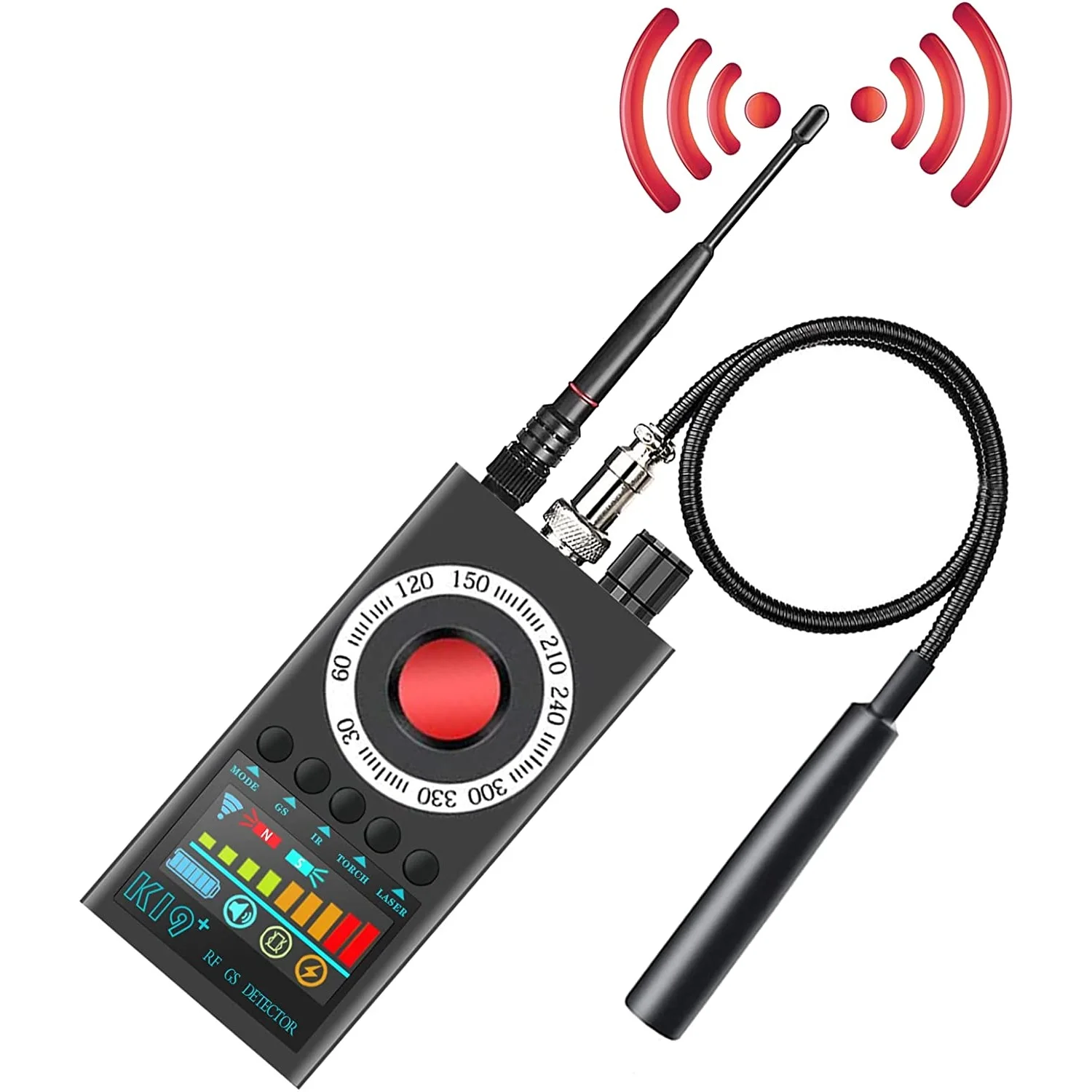 

Новинка, подслушивающая Скрытая камера K19 +, подслушивающая Беспроводная Gsm-звуковая сигнальная Беспроводная связь, GPS-трекер, шпионский видоискатель ошибок