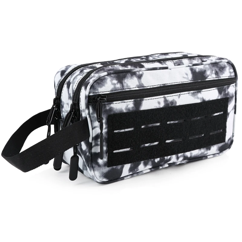 Waterproof Tactical Toiletry Bag for Outdoor Travel - Men's Shaving and Cosmetic Organizer