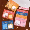 1Pcs Kawaii Cartoon Animal Sticky Notes Sticker 60Sheets Cute Rabbit Bear Capybara Astronaut Memo Pad School Office Stationery 5