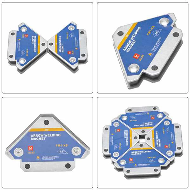 4Pcs 50KG Magnetic Welding Holders Angle Solder Magnet Weld Fixer Positioner Ferrite Holding Auxiliary Locator Tools 5