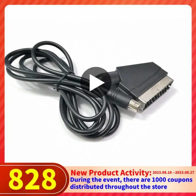 

Scart Lead Cable for PS2/PS3 Scart RGB Cable Sega -Mega Drive2 -Genesis 2 Megadrive 2 MD1/MD2 RGB AV Scart Cable 1.8m D11