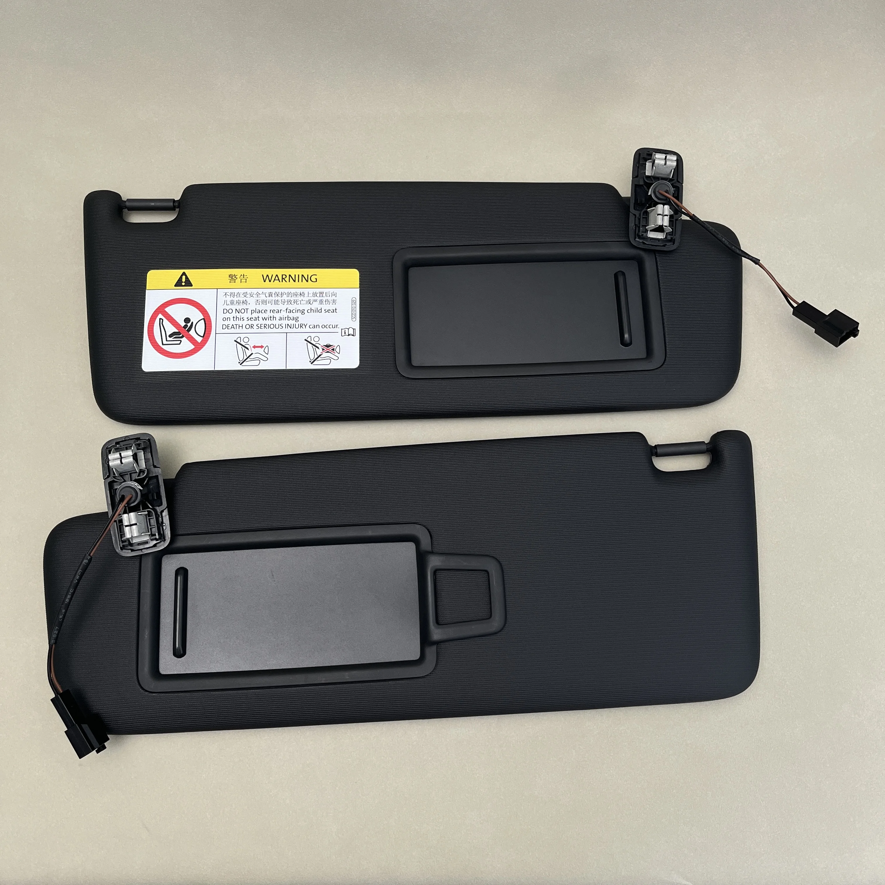 Front Sun Visor Panel With Makeup Mirror For VW Golf 7 Passat B8 CC Jetta MK7 Car Interior Sunshield car sun visor