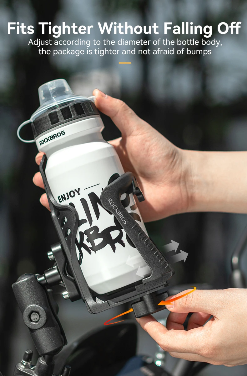 Desing Wish Porte-bidon vélo sans vis, Porte-gobelet vélo avec Poche