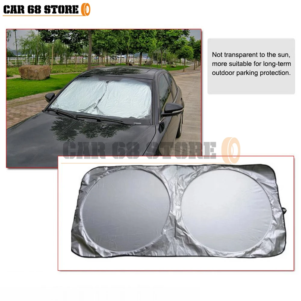 Foldable Car Windshield SunShade Large Size UV Protection Universal Sun Shade Visor For Car Front Windshiled Car Accessories