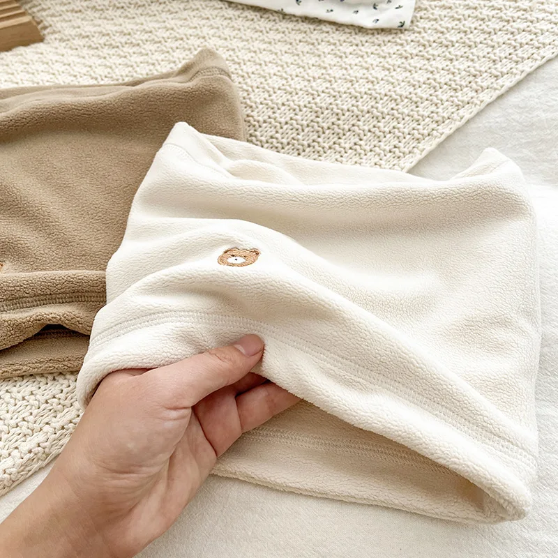 Autumn Winter New Baby Warmer Neck Scarf Boys Girls Neckerchief Cute Bear Scarf Soft Protect Against Cold Warm Children Scarves