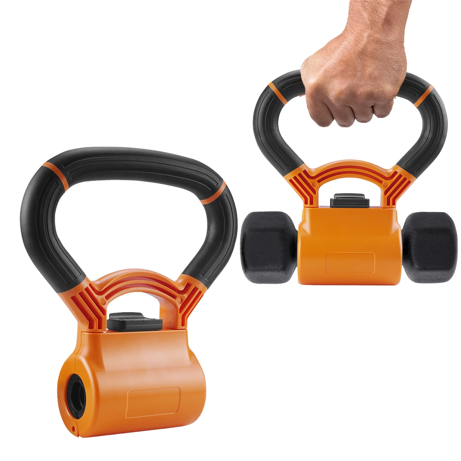 Portable Dumbbell Adjustable Weight Exercise Grip Unisex Fitness Dumbbell Grip Home Workout Equipment Kettlebell Adapter adjustable dumbbell