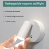 LED light magnetic type-C rechargeable wall lamp spotlight wireless no wiring no punch reading wall light bedroom bedside light 2
