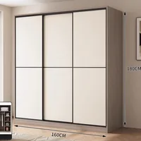 Armoires de chambre pleine grandeur, rangement pour loisirs créatifs, esthétique blanche, armoires de sol compactes, ensembles de commodes, meubles de maison 5