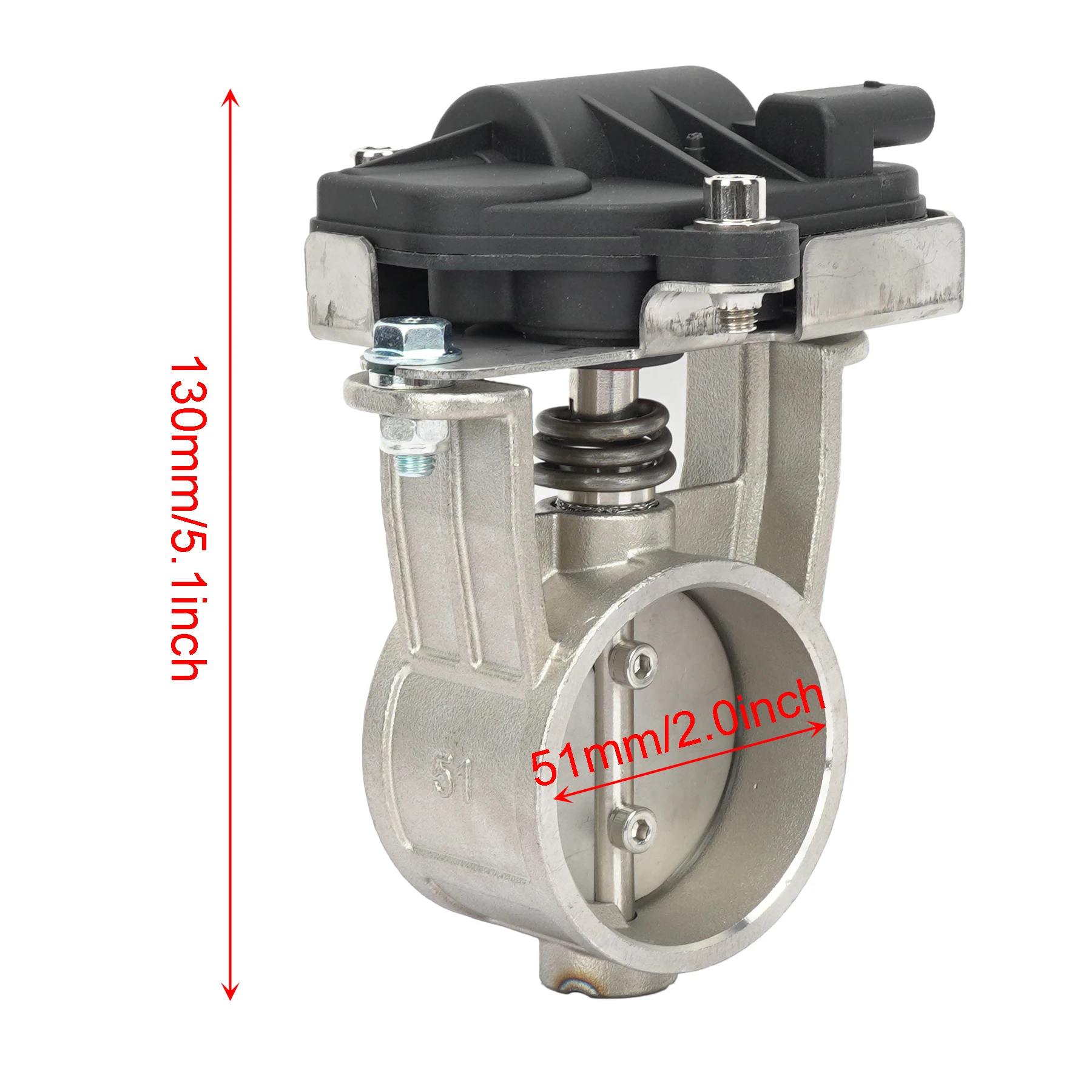 2.5" Car Exhaust Control Valve Vacuum Actuator Activated Exhaust Open Valve/Dump - View #10