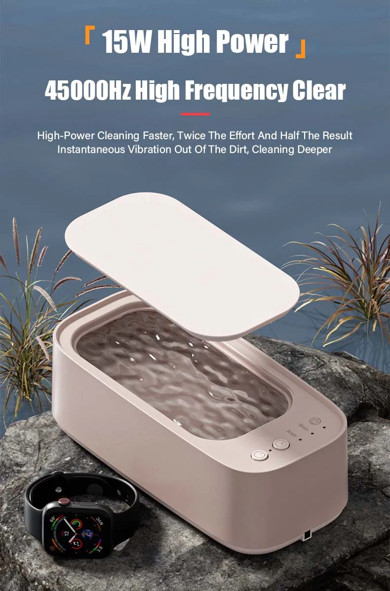 Xiaomi Ultrasonic Cleaner – 45,000Hz USB Rechargeable Jewelry Cleaner