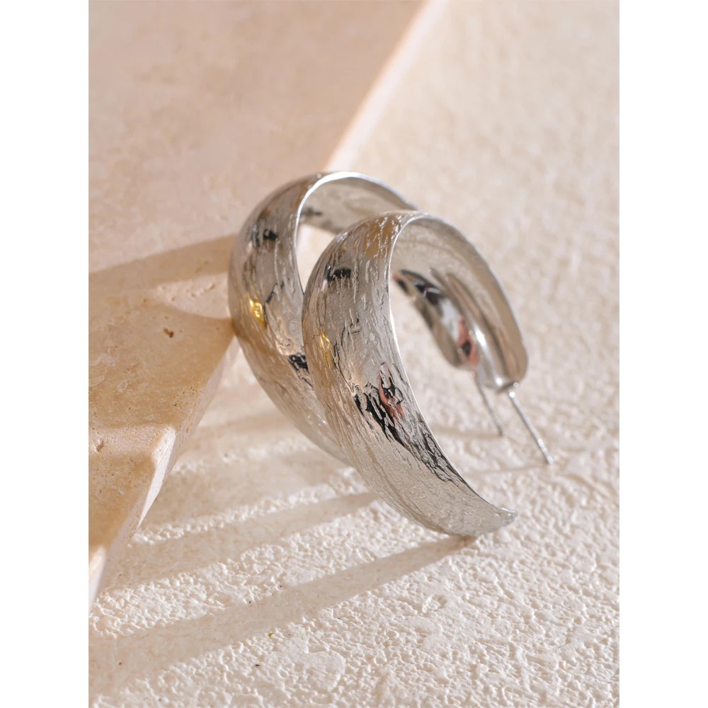 Yhpup Stainless Steel Earrings
