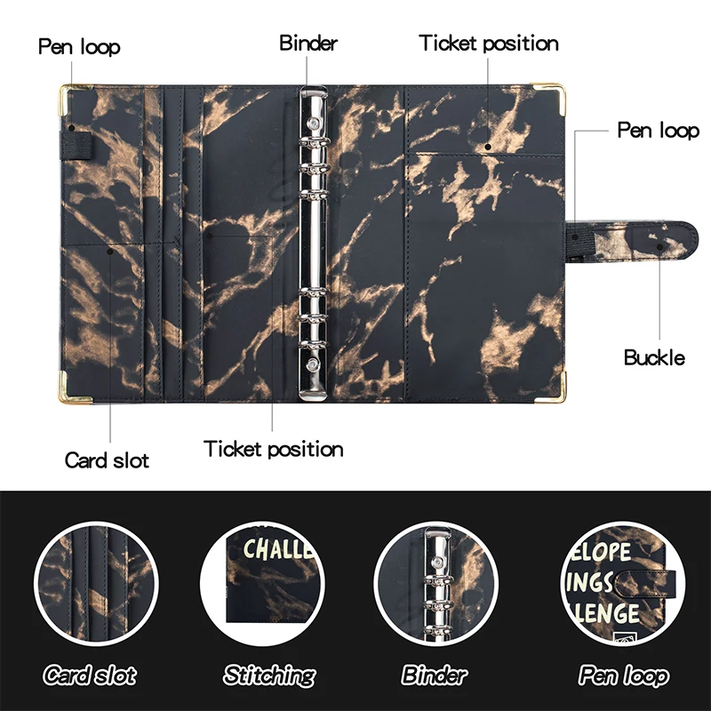 100 Envelopes Money Saving Challenge Budget Binder Password Lock Money Saver For Cash Cost Expense Organizer Notebook Binder